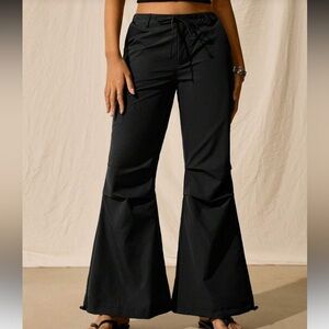 SHEIN Black Flared Pants